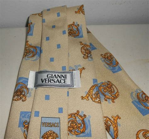 gianni versace mens tie seta-soie silk apollo head|men's Versace ties.